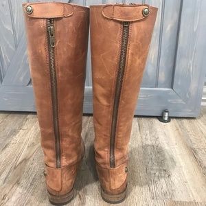 Frye Melissa Button Back Zip Boots